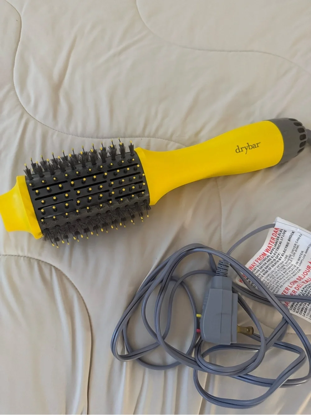 Drybar Double Shot Oval Blow-Dryer Brush in Yellow